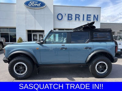 2021 Ford Bronco Badlands Sasquatch PKG.