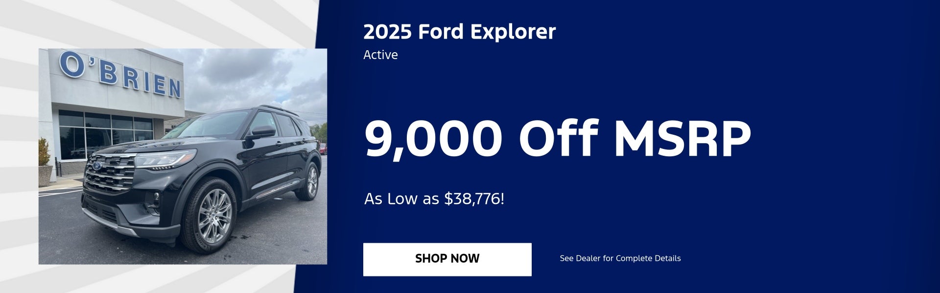 2025 Ford Explorer Offer