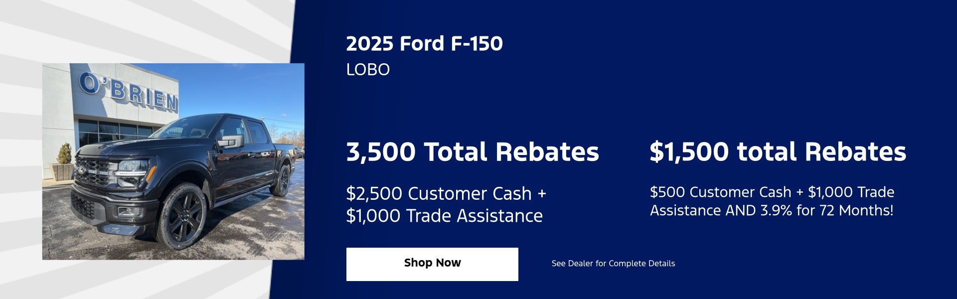 2025 Ford F-150 Offer